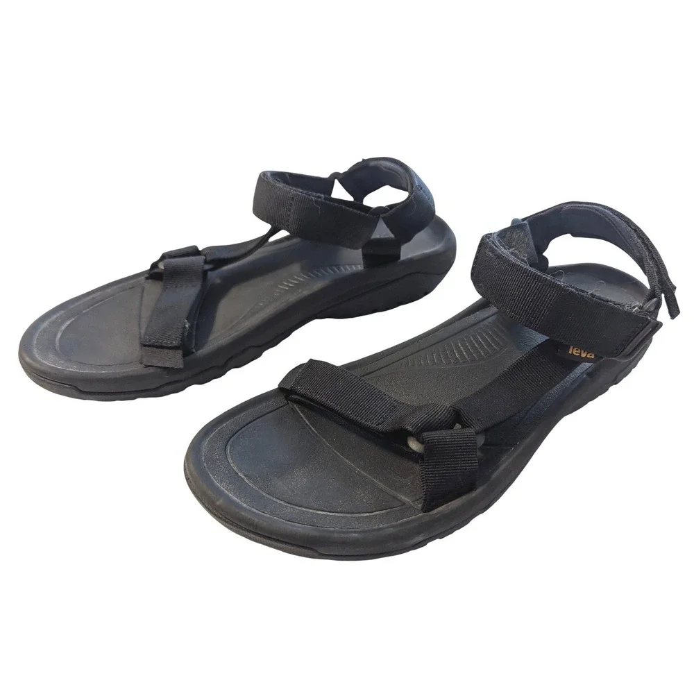 Teva Men's Size 11 Hurricane XLT2 Sandals Black Hiking Outdoor Summer Water Shoe
